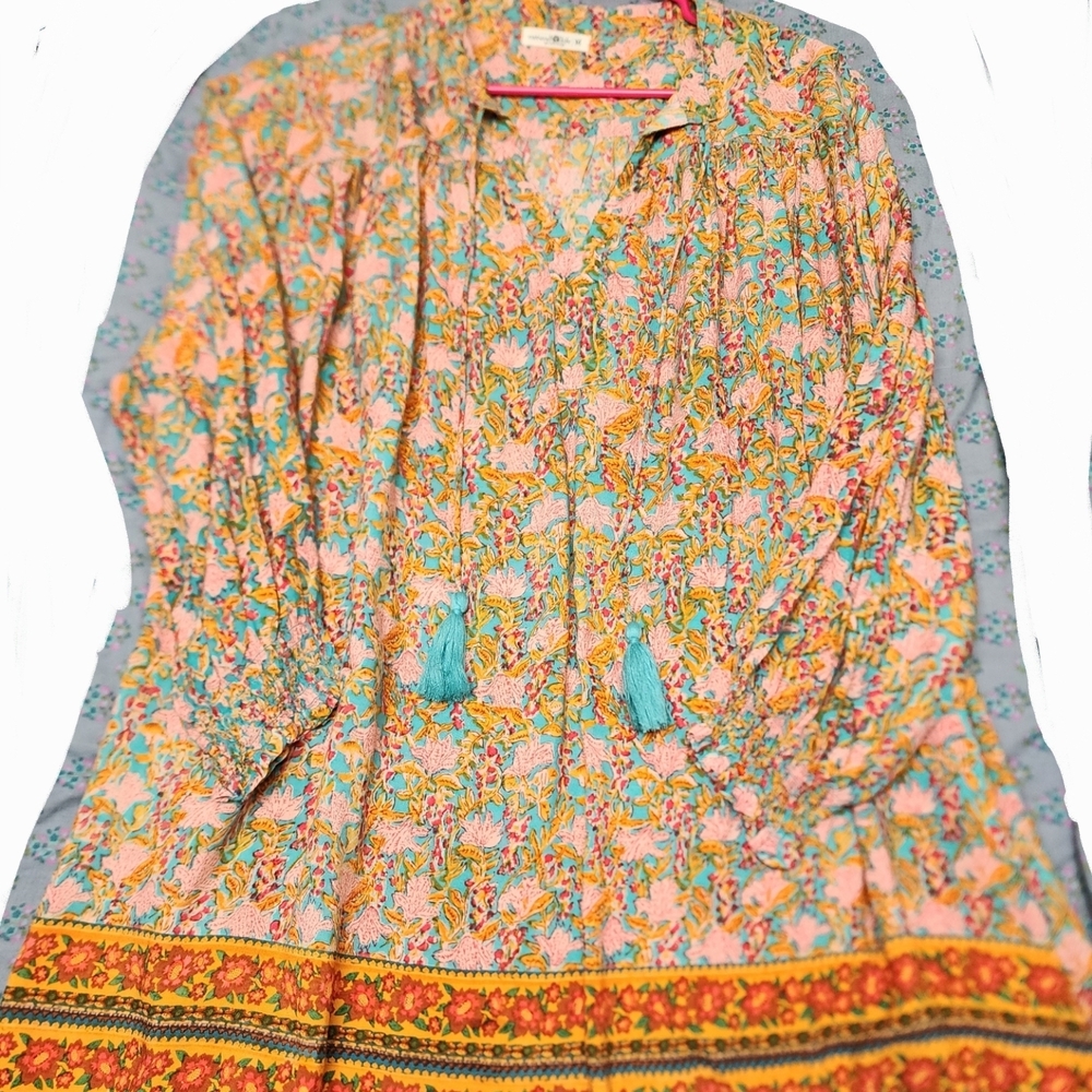 Colorful Floral Bohemian Dress